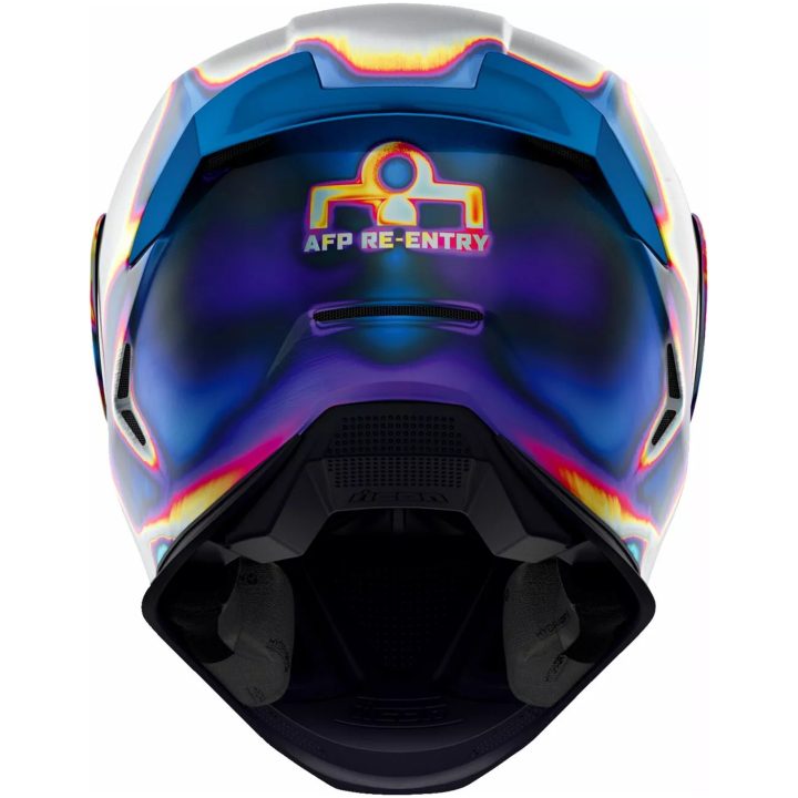 Integralhjälm Airframe Pro Re-entry Blå/röd/silver/gul ICON Small – bild 3