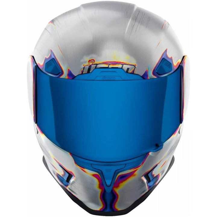 Integralhjälm Airframe Pro Re-entry Blå/röd/silver/gul ICON Small – bild 5