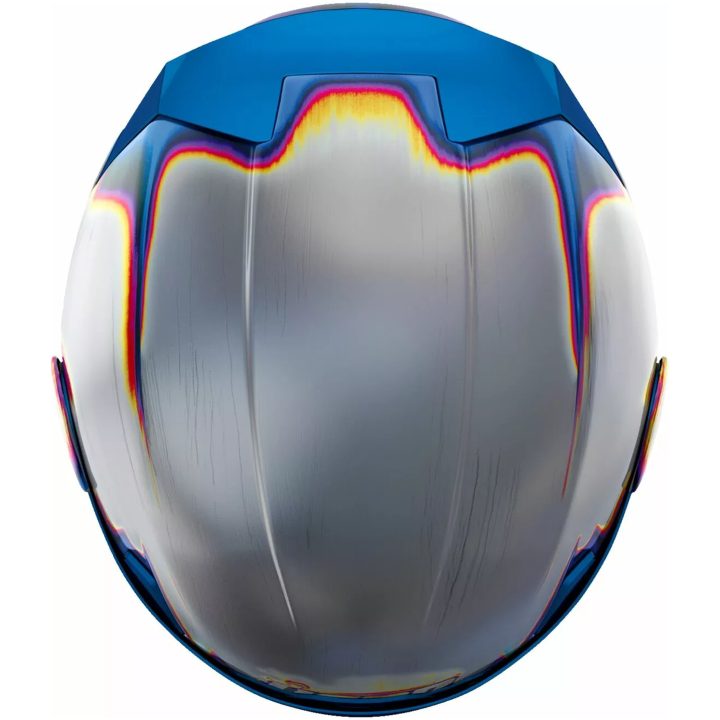 Integralhjälm Airframe Pro Re-entry Blå/röd/silver/gul ICON Small – bild 6