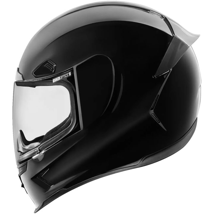 Integralhjälm Airframe Pro Solid Svart Blank ICON XS – bild 2