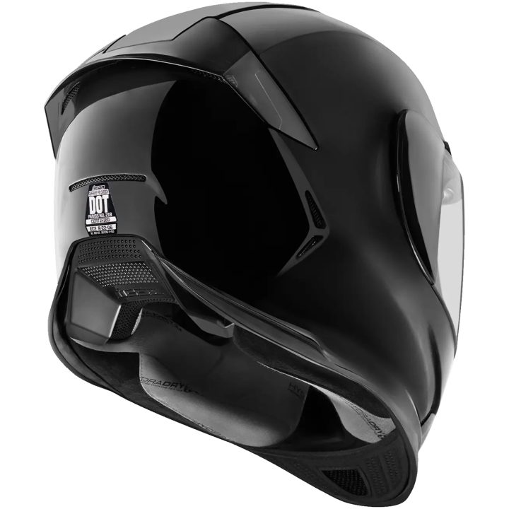 Integralhjälm Airframe Pro Solid Svart Blank ICON XS – bild 3