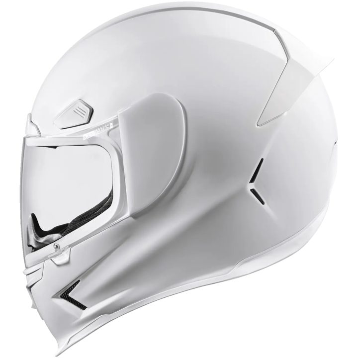 Integralhjälm Airframe Pro Solid Vit Blank ICON XS – bild 4