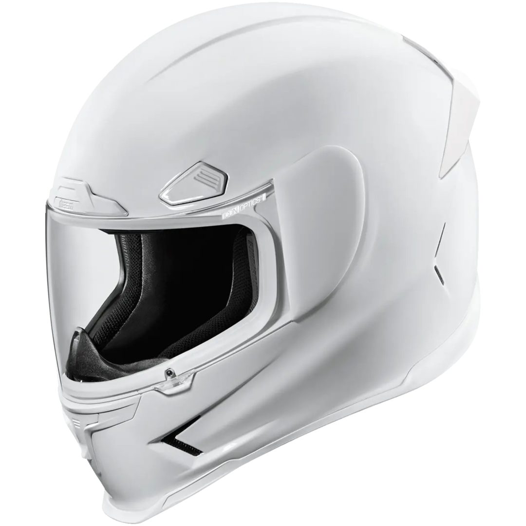 Integralhjälm Airframe Pro Solid Vit Blank ICON XS
