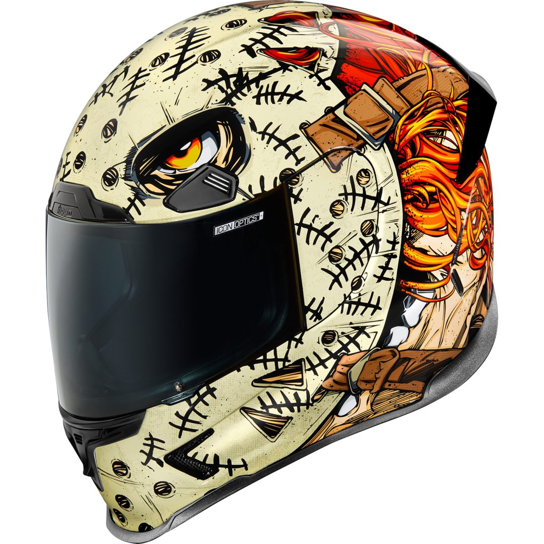 Integralhjälm Airframe Pro Topshelf Röd ICON XS
