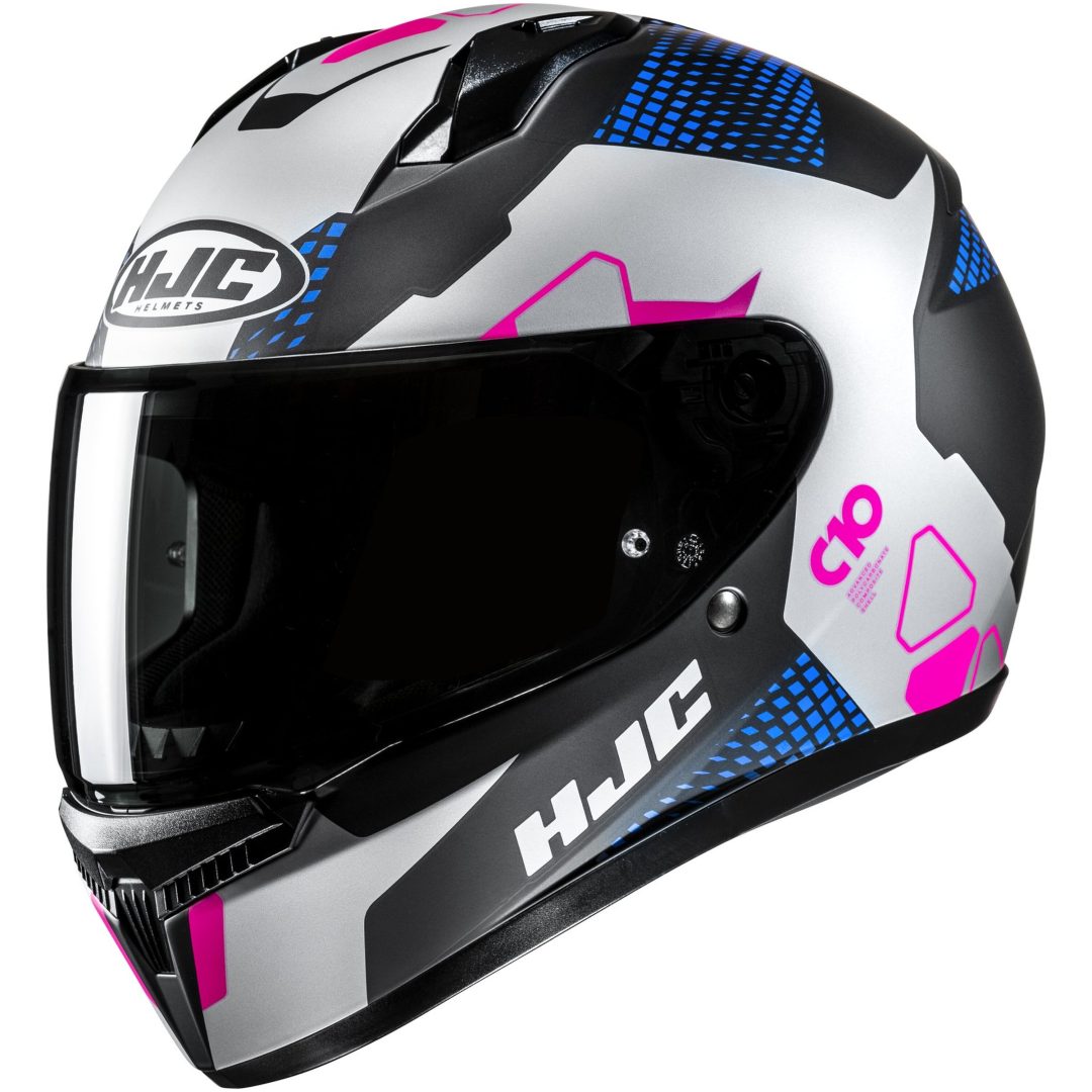 Integralhjälm C10 Aspa Svart/Lila HJC XS