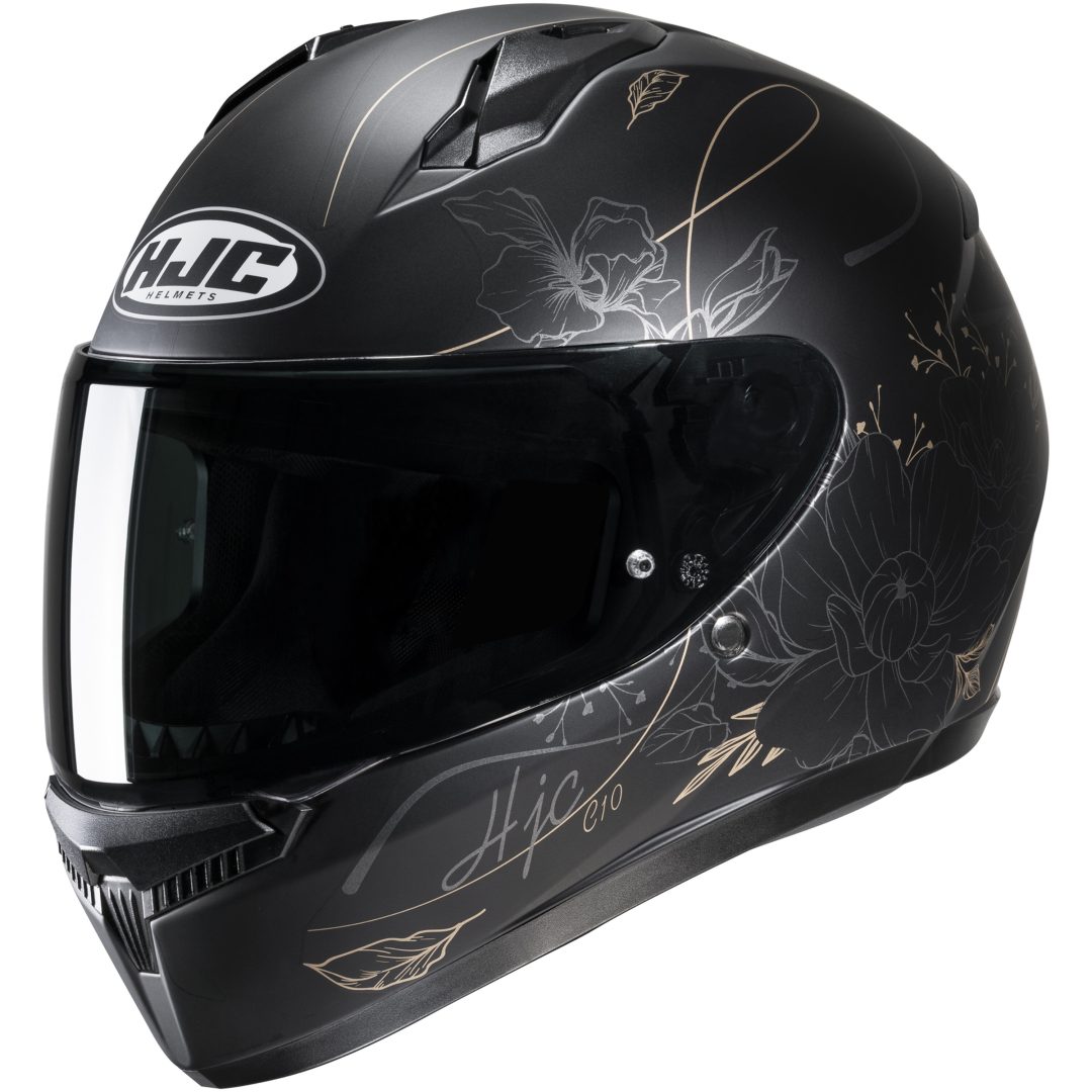 Integralhjälm C10 Epik Svart/Guld HJC L (58-59cm)