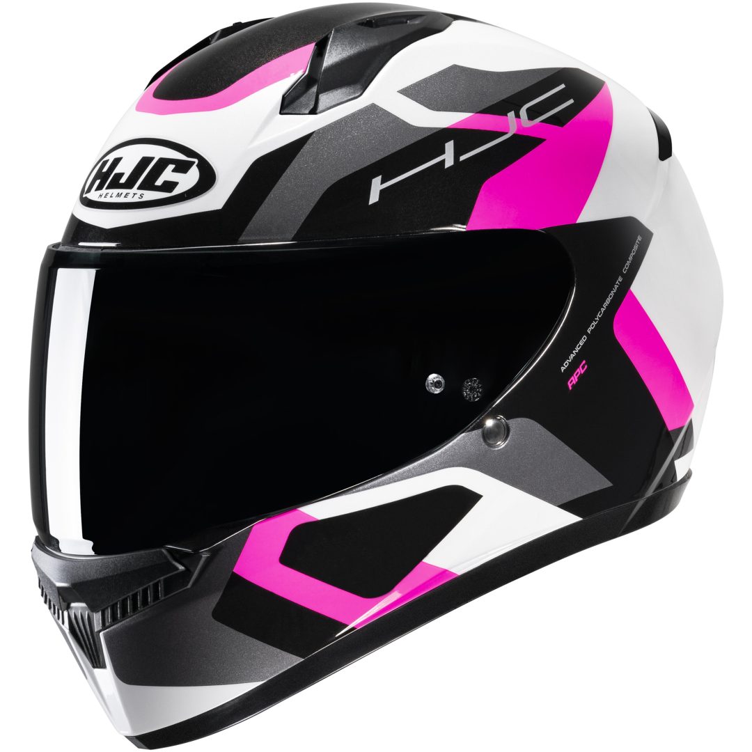 Integralhjälm C10 Tins Svart/Rosa HJC XS (54-55cm)