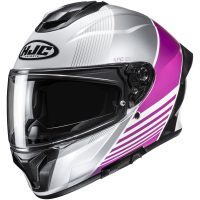 Integralhjälm C71 Morix Vit/Rosa HJC