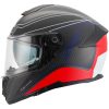 Integralhjälm Carbon Assen Vit Röd Blå Matt APEX s – miniatyr 1