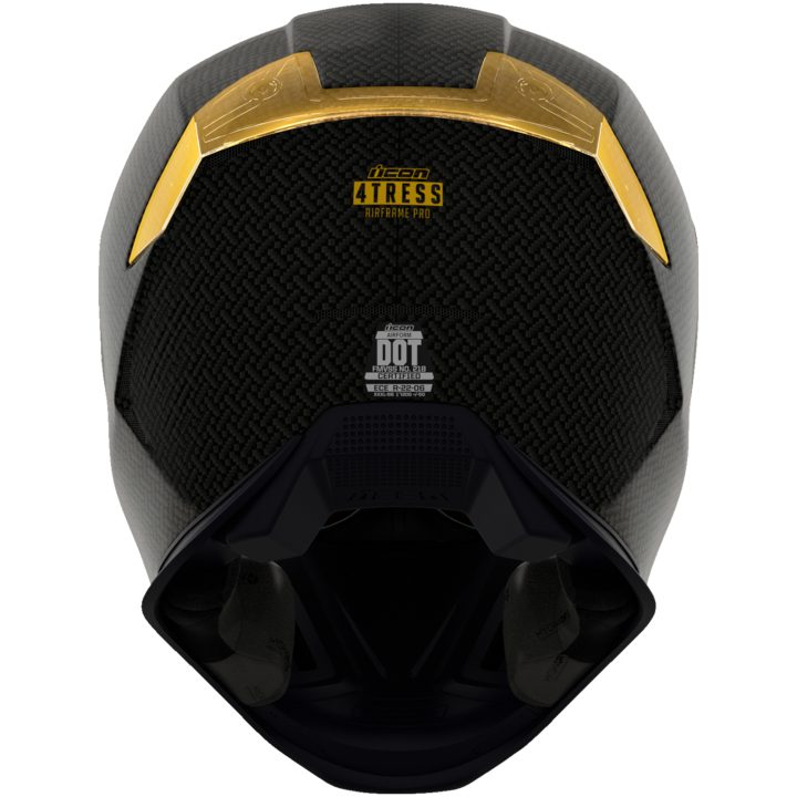 Integralhjälm Carbon Tress Gul ICON Gul – bild 4