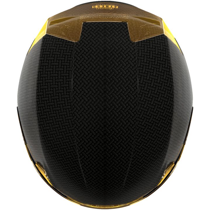Integralhjälm Carbon Tress Gul ICON Gul – bild 7