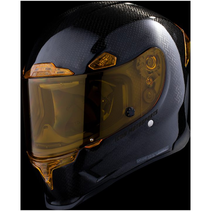 Integralhjälm Carbon Tress Gul ICON Gul – bild 10