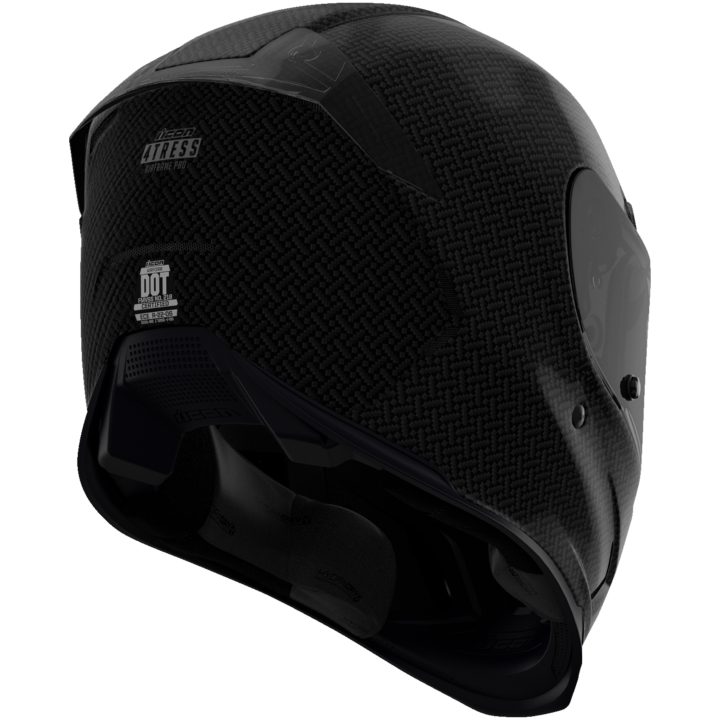 Integralhjälm Carbon Tress Svart ICON Svart – bild 9