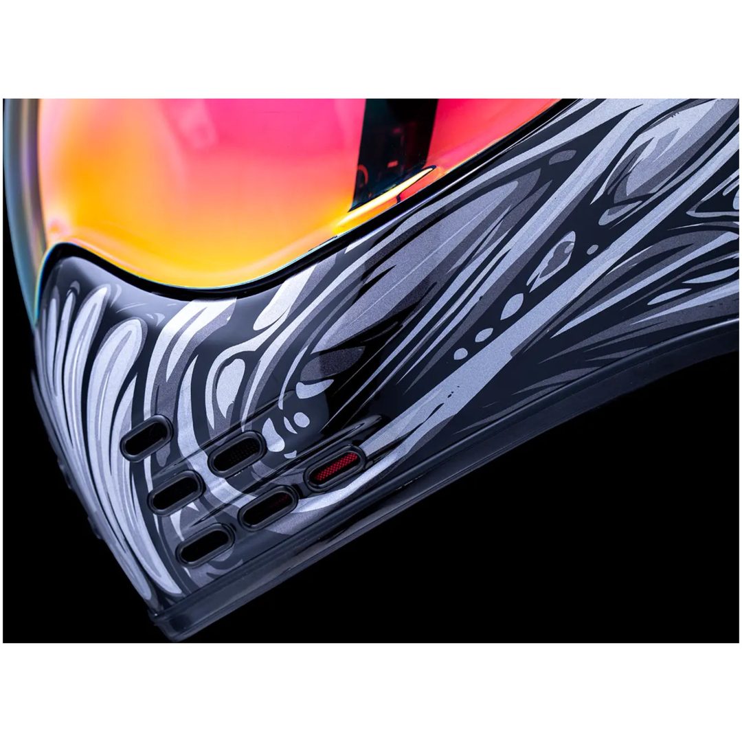 Integralhjälm Domain Nouveau Silver ICON XS – bild 5