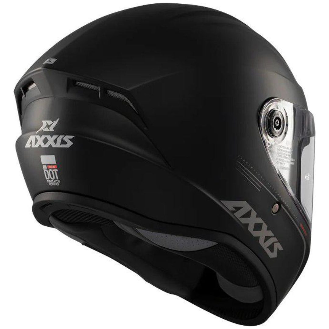 Integralhjälm Draken Svart Matt AXXIS XS – bild 4