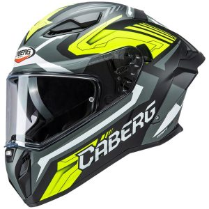Integralhjälm Drift Evo Ii Jarama Matt Svart/grå/neongul Caberg