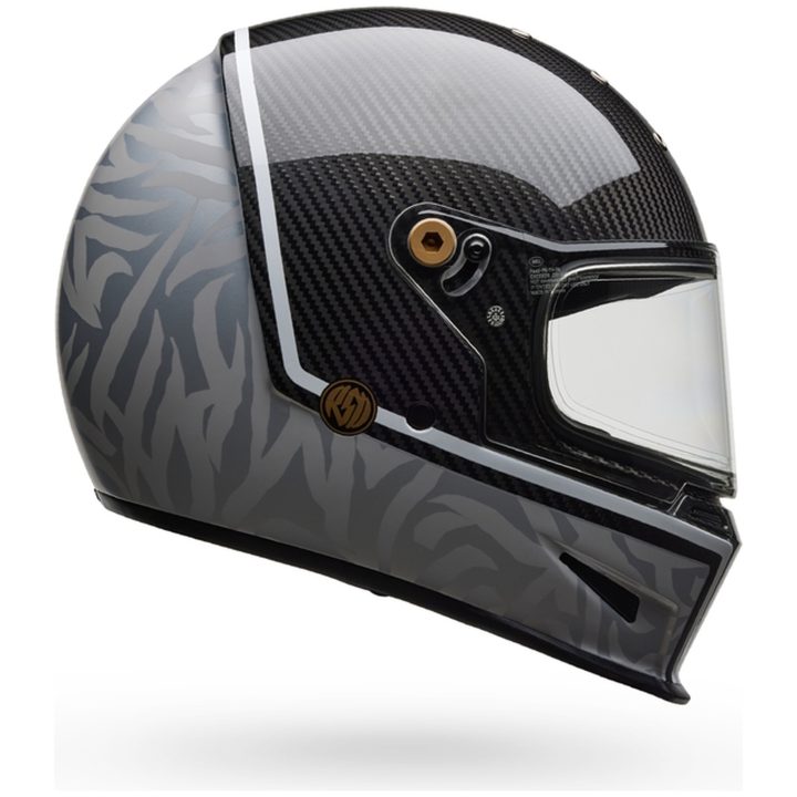 Integralhjälm Eliminator Carbon Rsd Journey Satin Glans Svart/grå BELL Small – bild 3
