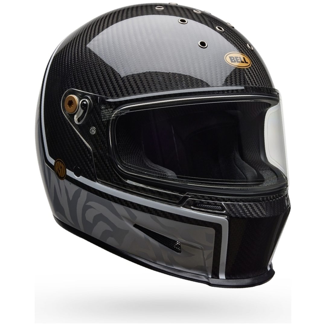 Integralhjälm Eliminator Carbon Rsd Journey Satin Glans Svart/grå BELL Small