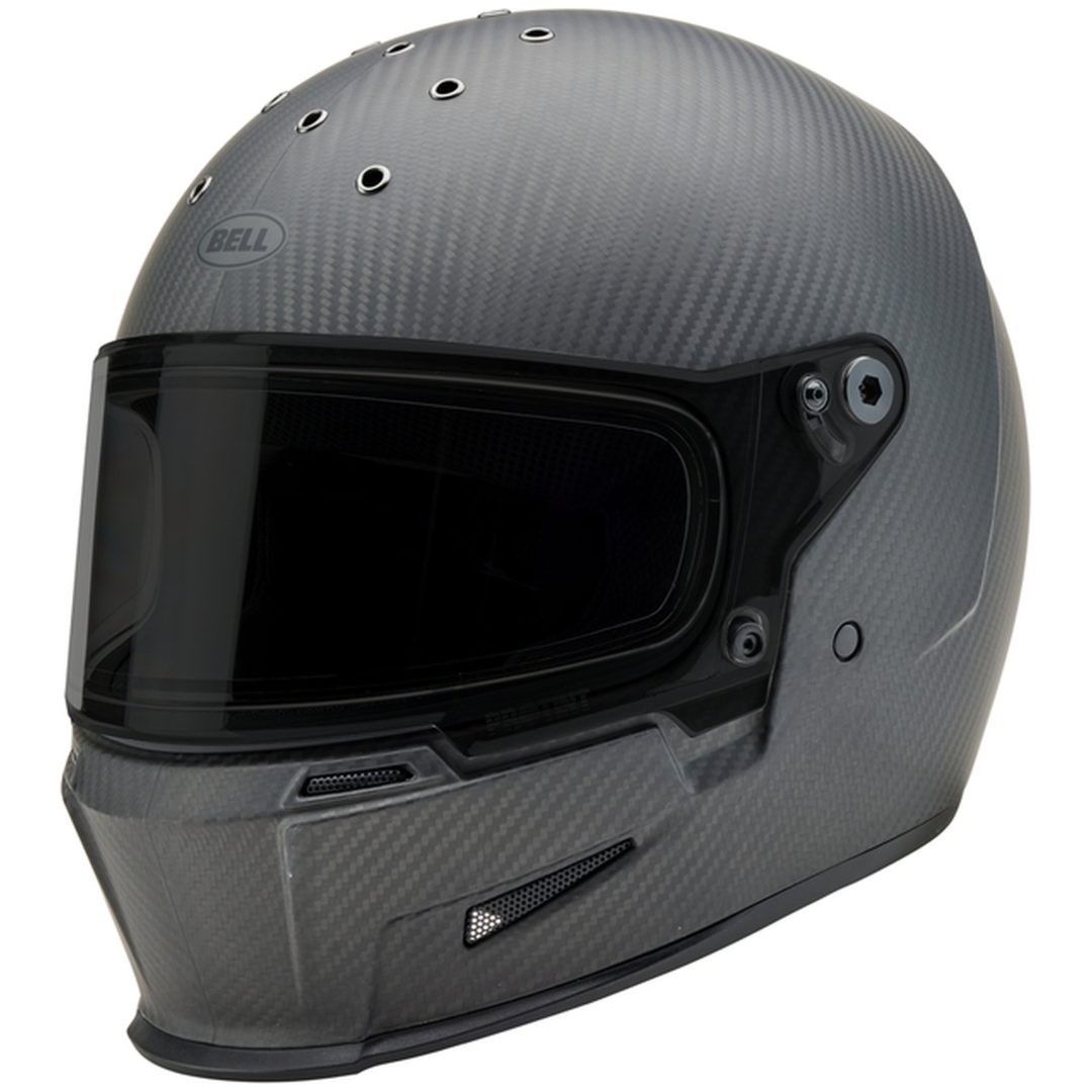 Integralhjälm Eliminator Carbon Solid Matt Svart BELL XS