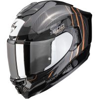Integralhjälm EXO-1500 CARBON AIR Zity Svart/Koppar Scorpion