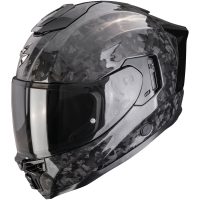 Integralhjälm EXO-1500 Onyx Carbon Air Solid Svart Scorpion
