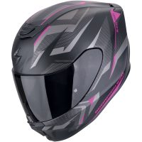Integralhjälm EXO-391 AAXO Mattsvart/Rosa Scorpion