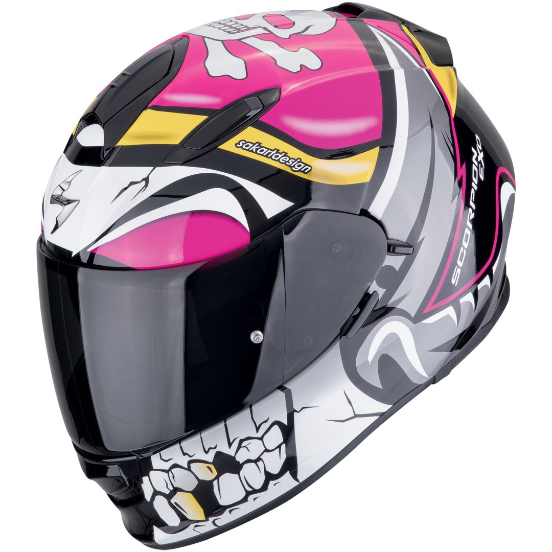 Integralhjälm EXO-491 Pirate Rosa Scorpion – bild 3