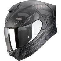 Integralhjälm EXO-530 AIR FOND Svart/Silver Matt Scorpion