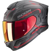 Integralhjälm EXO-530 AIR SLOPE Svart/Röd Matt Scorpion