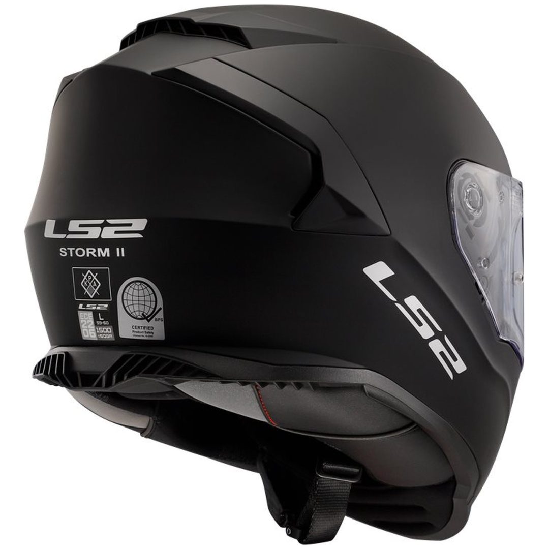 Integralhjälm Ff800 Storm Ii Mattsvart LS2 XXL – bild 4