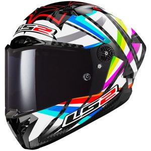 Integralhjälm Ff805 Thunder Carbon Gp Aero Flash Svart LS2