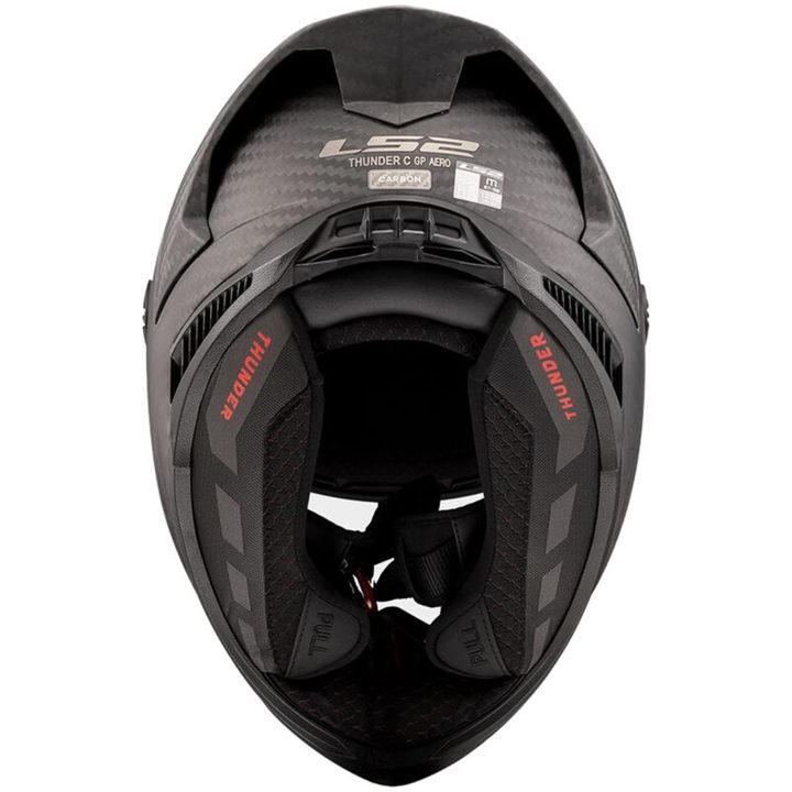 Integralhjälm Ff805 Thunder Carbon Gp Aero Mattsvart LS2 Large – bild 3