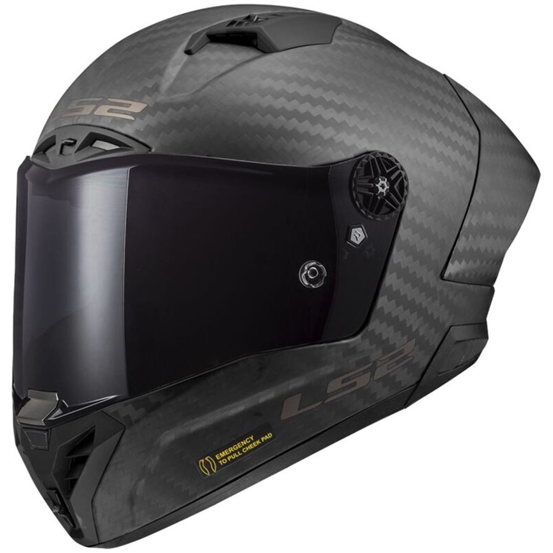 Integralhjälm Ff805 Thunder Carbon Gp Aero Mattsvart LS2 Large