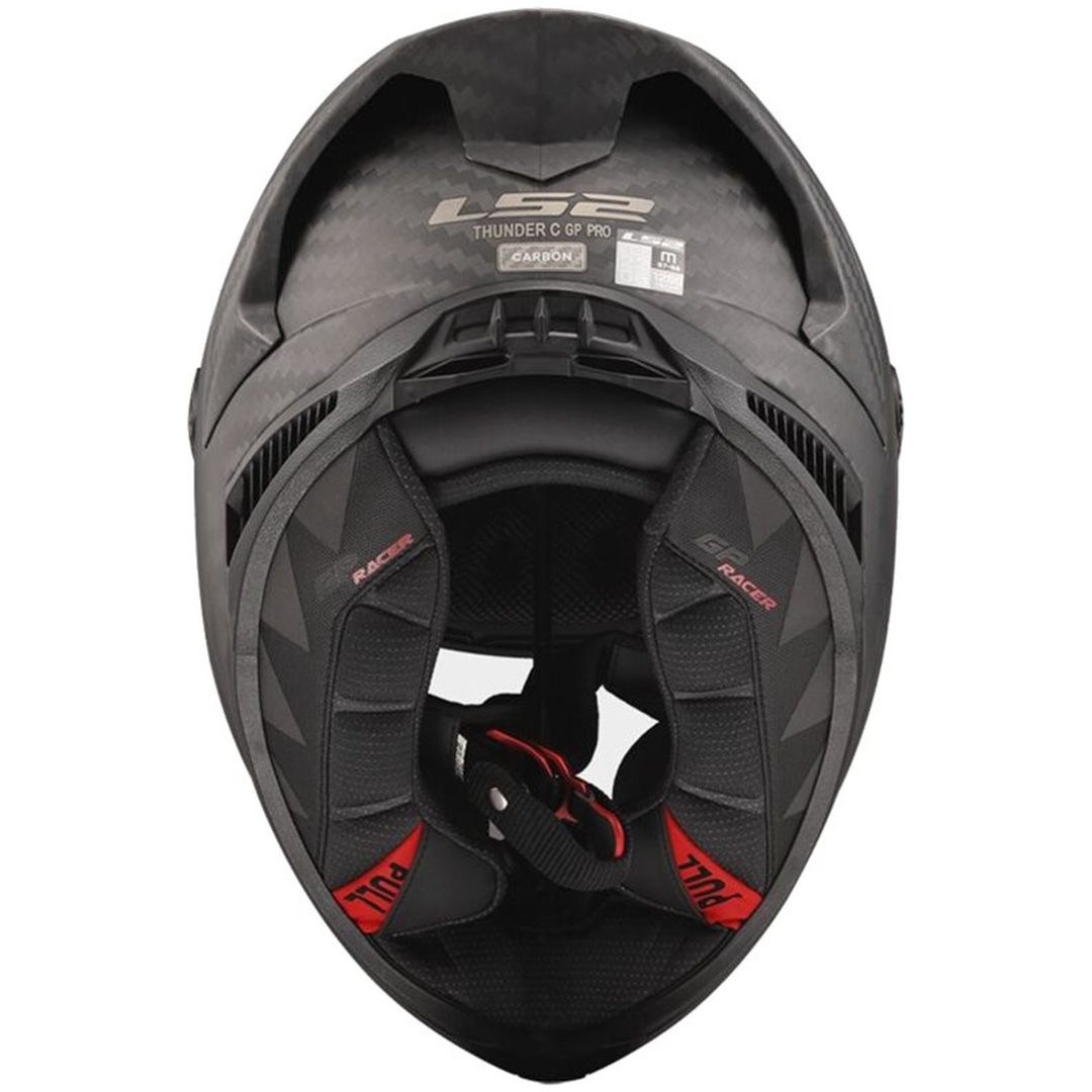 Integralhjälm Ff805 Thunder Carbon Gp Pro Fim Mattsvart LS2 Large – bild 4