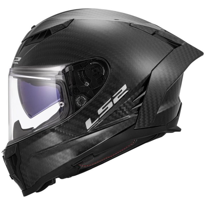 Integralhjälm FF807 Carbon Svart Matt LS2 XS – bild 2