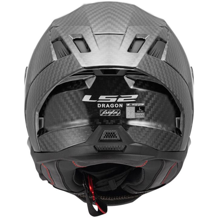 Integralhjälm FF807 Carbon Svart Matt LS2 XS – bild 3