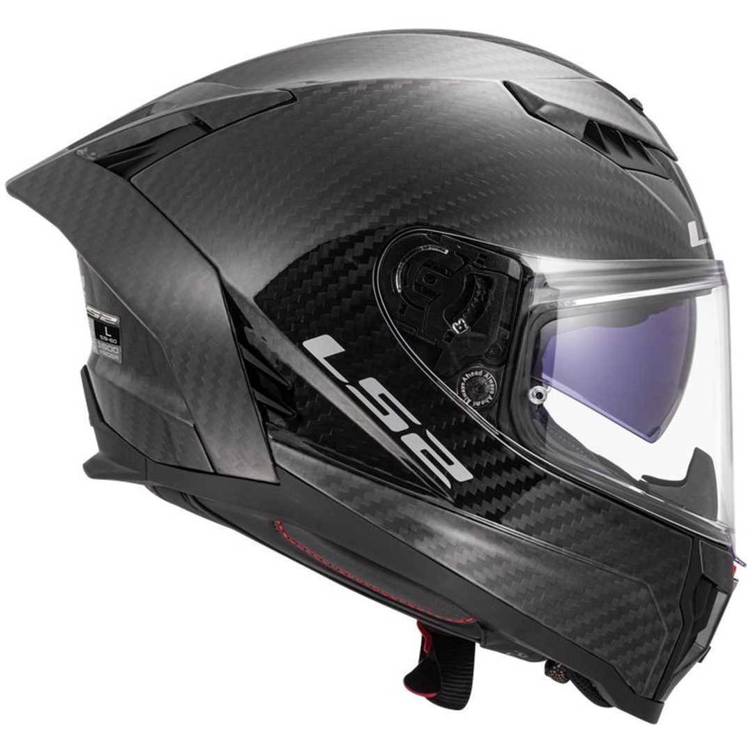 Integralhjälm FF807 Carbon Svart Matt LS2 XS – bild 5