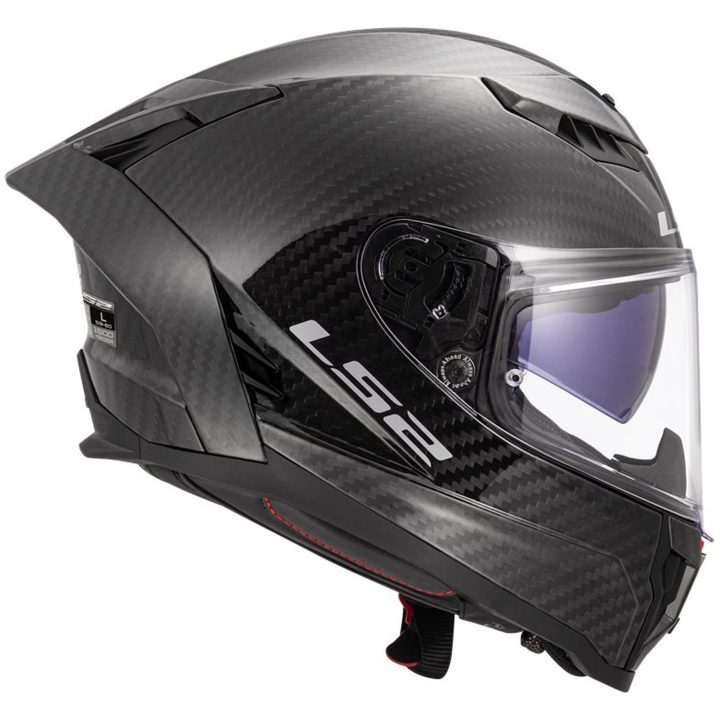 Integralhjälm FF807 Carbon Svart Matt LS2 XS – bild 5