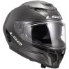 Integralhjälm FF807 Carbon Svart Matt LS2 XS – miniatyr 6