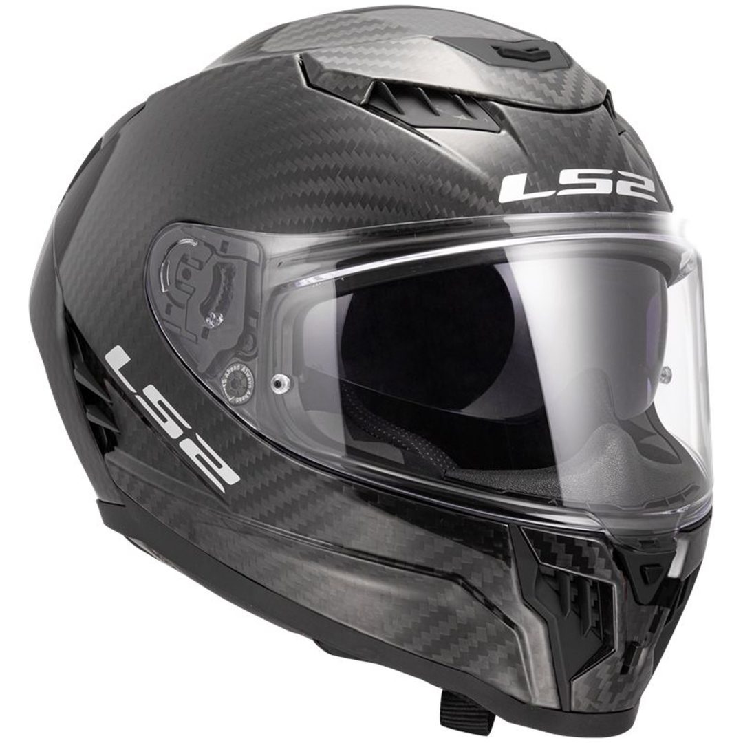 Integralhjälm FF807 Carbon Svart Matt LS2 XS – bild 6