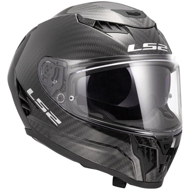 Integralhjälm FF807 Carbon Svart Matt LS2 XS – bild 6