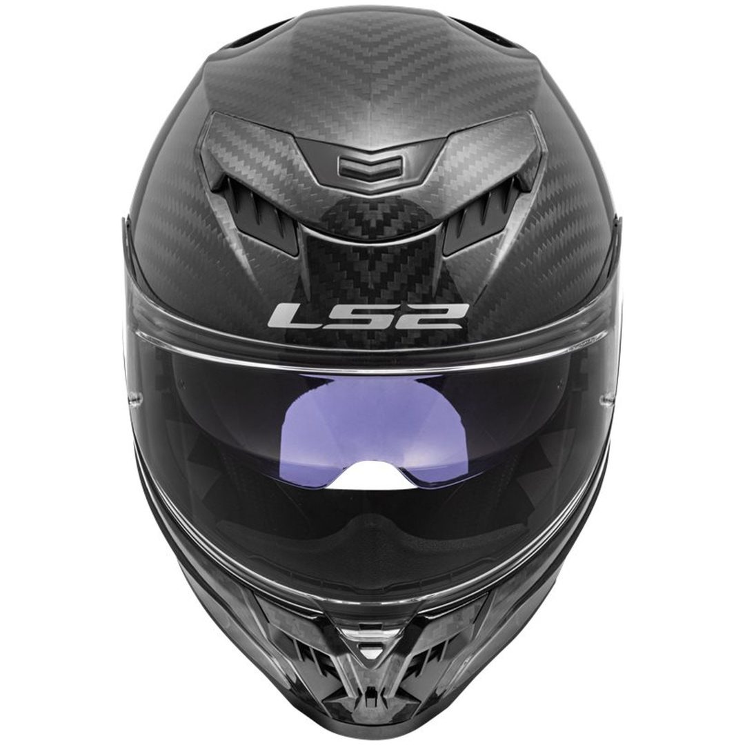 Integralhjälm FF807 Carbon Svart Matt LS2 XS – bild 7
