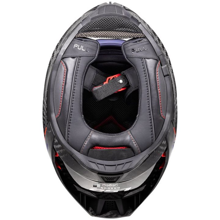 Integralhjälm FF807 Carbon Svart Matt LS2 XS – bild 8