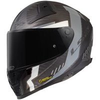Integralhjälm Ff811 Vector Ii Carbon Grid Matt Svart/grå LS2