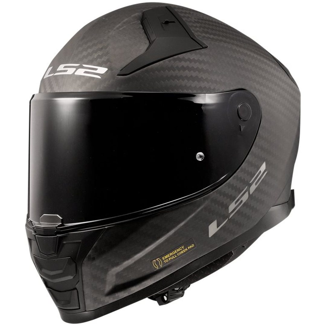 Integralhjälm FF811 VECTOR II CARBON Mattsvart LS2 s