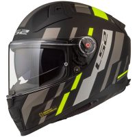 Integralhjälm Ff811 Vector Ii Tron Matt Svart/gul LS2