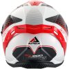 Integralhjälm FI200 Madrid Vit Röd APEX s – miniatyr 2