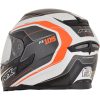 Integralhjälm FX-105 Thunder Chief Glansig 2017 Svart/Vit/Orange AFX Medium – miniatyr 4