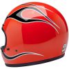 Integralhjälm Gringo Flames Svart Orange Vit BILTWELL – miniatyr 2