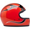 Integralhjälm Gringo Flames Svart Orange Vit BILTWELL – miniatyr 6